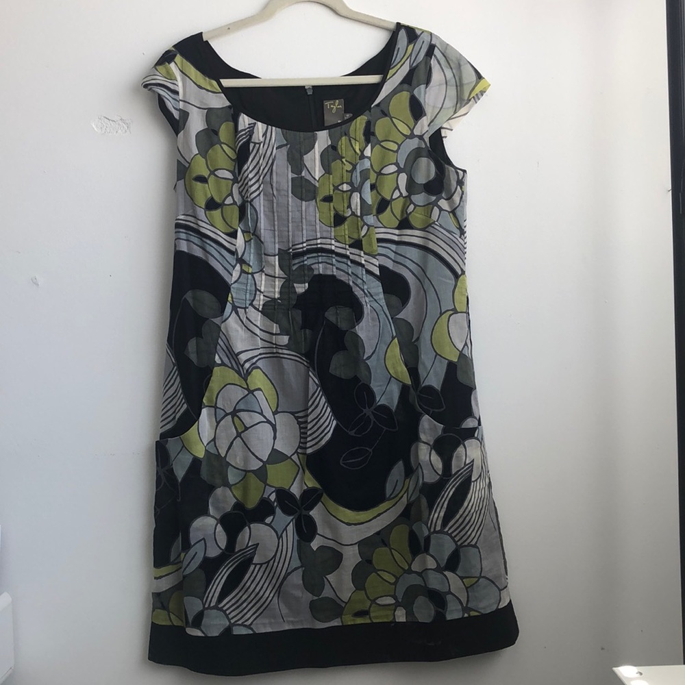 Knee length floral print dress